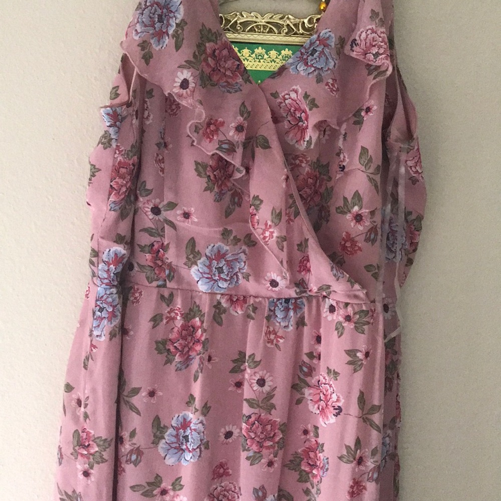 Beach dress summer dress floral chiffon dress